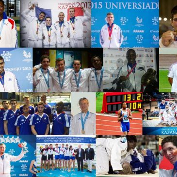 92 athlètes universitaires français dont 25 médaillés aux JO de Rio!